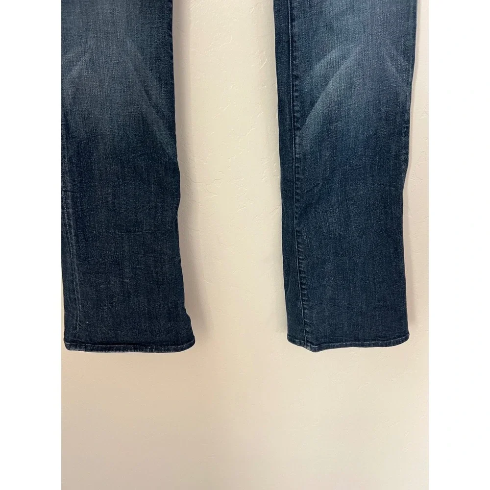 7 For All Mankind Kimmie Bootcut Jeans Dark Wash Stretch Denim Size 28